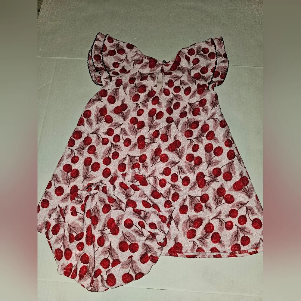 Kate Spade Cherry Print Dress SZ 24 Months 🍒